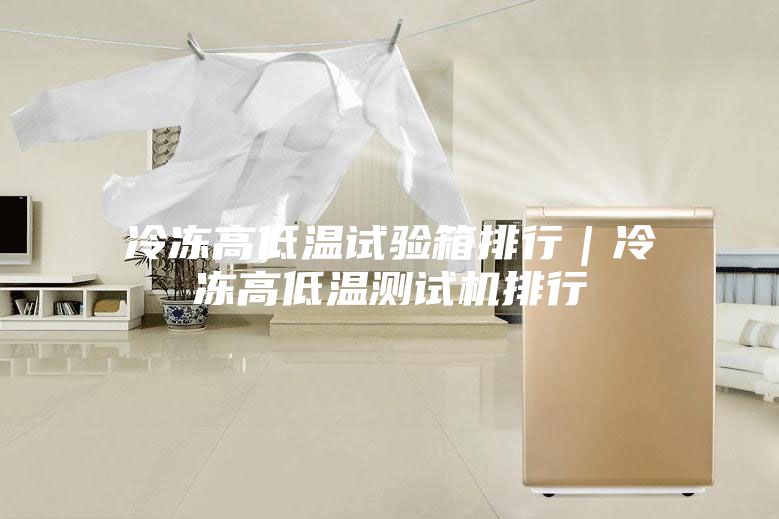 冷凍高低溫試驗(yàn)箱排行｜冷凍高低溫測試機(jī)排行