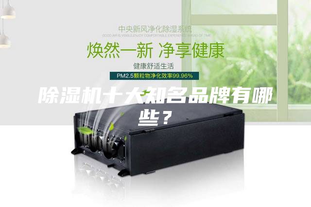 除濕機十大知名品牌有哪些？