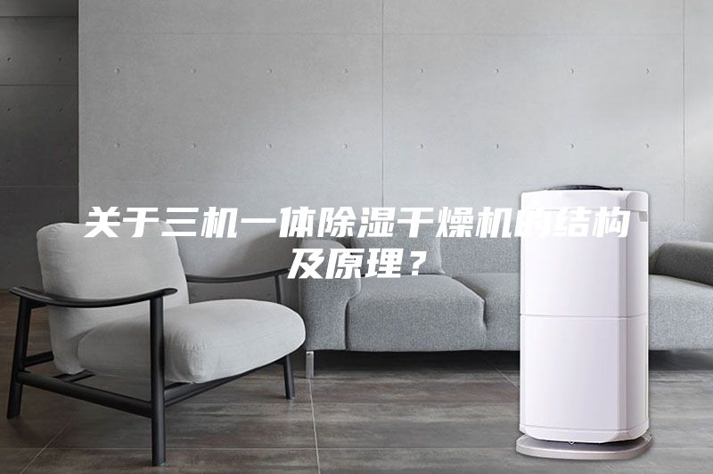 關(guān)于三機(jī)一體除濕干燥機(jī)的結(jié)構(gòu)及原理?