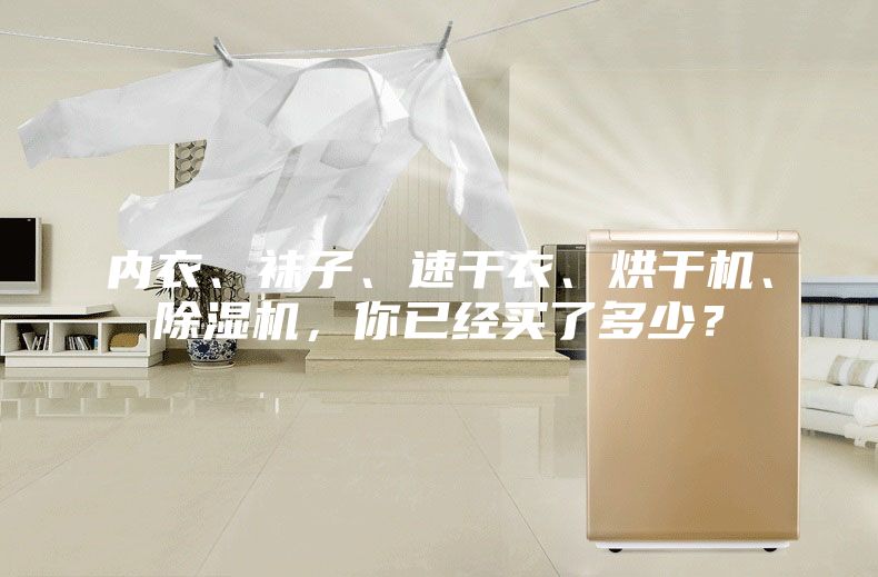 內(nèi)衣、襪子、速干衣、烘干機、除濕機，你已經(jīng)買了多少？