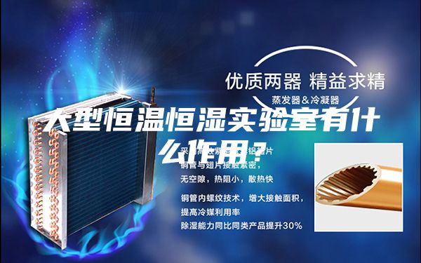 大型恒溫恒濕實驗室有什么作用？