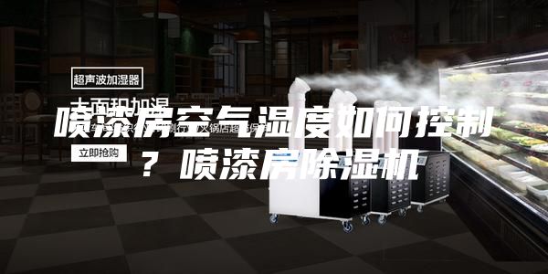 噴漆房空氣濕度如何控制？噴漆房除濕機