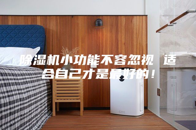 除濕機(jī)小功能不容忽視 適合自己才是最好的！