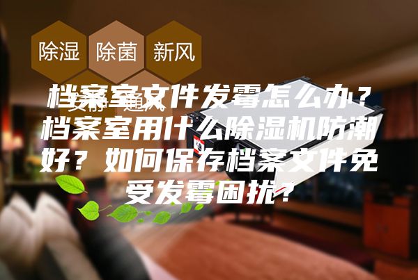 檔案室文件發(fā)霉怎么辦？檔案室用什么除濕機防潮好？如何保存檔案文件免受發(fā)霉困擾？