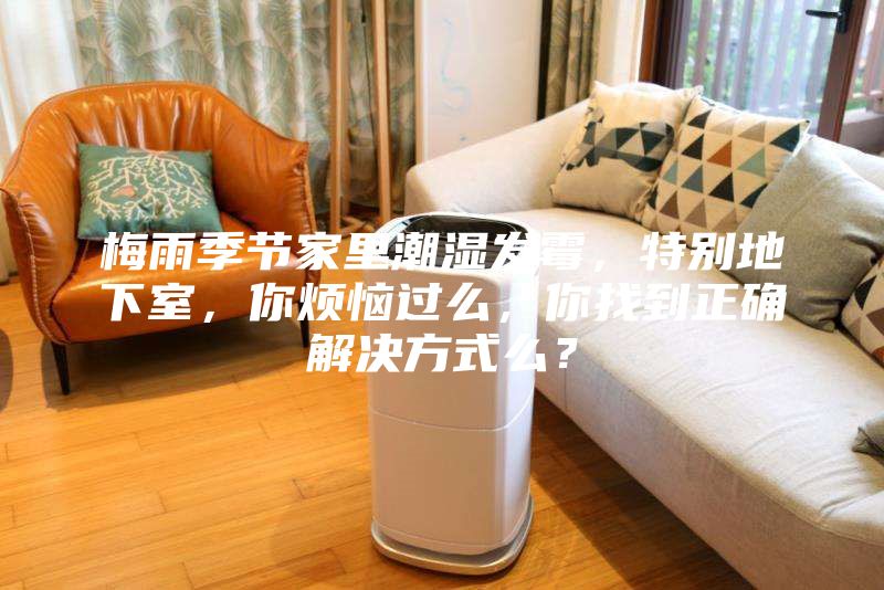 梅雨季節(jié)家里潮濕發(fā)霉，特別地下室，你煩惱過么，你找到正確解決方式么？