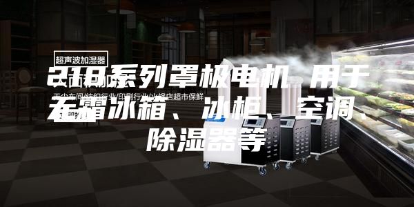 218系列罩極電機(jī) 用于無(wú)霜冰箱、冰柜、空調(diào)、除濕器等