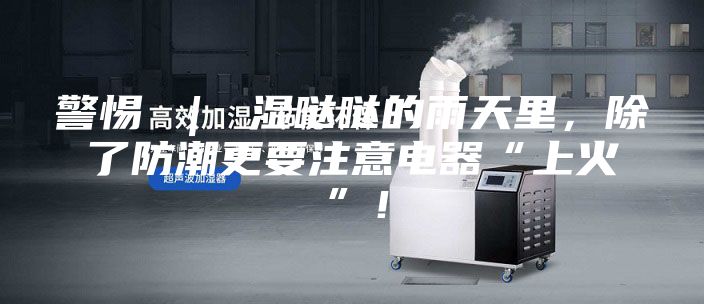 警惕 ｜ 濕噠噠的雨天里，除了防潮更要注意電器“上火”！